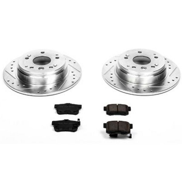 Power Stop 04年-08年 Acura TL リヤ Z23 Evolution Sport ブレーキ キット PSBK5399 WO店