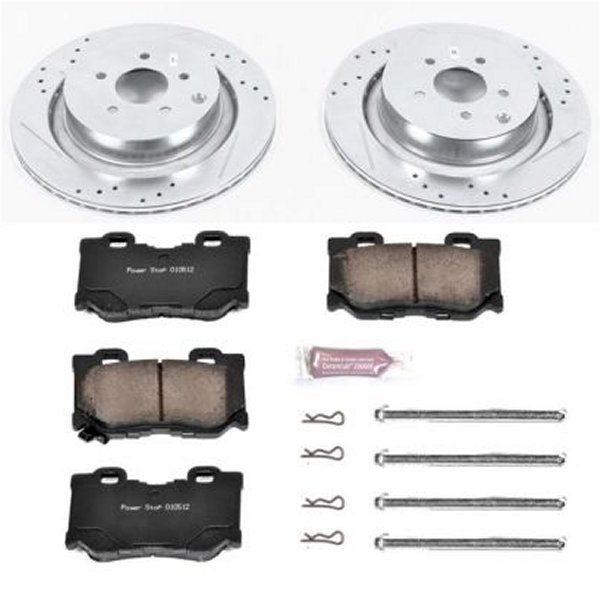Power Stop 09-13 Infiniti FX50 Rear Z23 Evolution Sport Brake Kit PSBK5861 WO店