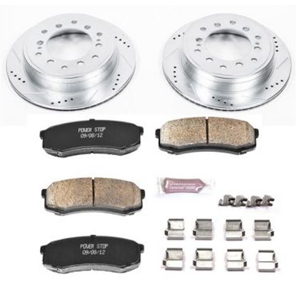 Power Stop 10年-19年 Lexus GX460 リヤ Z23 Evolution Sport ブレーキ キット PSBK5875 WO店