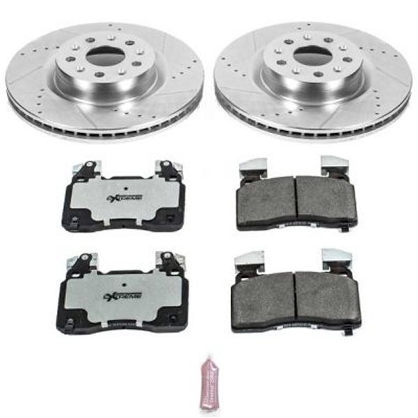Power Stop 16年-18年 Cadillac CT6 フロント Z26 Street Warrior ブレーキ キット PSBK6998-26 WO店