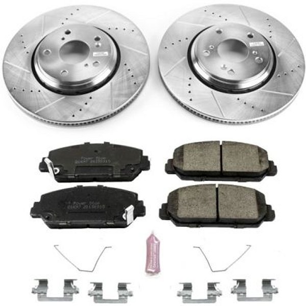 Power Stop 17-20 Honda Civic Front Z23 Evolution Sport Brake Kit psbK7347 WO店