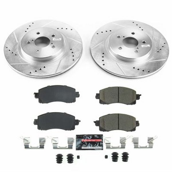 Power Stop 18年-19年 スバル Crosstrek フロント Z23 Evolution Sport ブレーキ キット PSBK7892 WO店