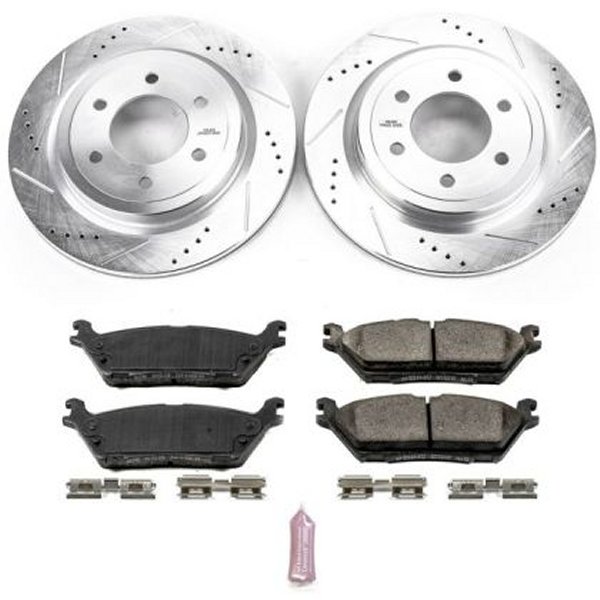 Power Stop 2018 Ford Expedition Rear Z23 Evolution Sport Brake Kit psbK8030 WO店の通販は 49,095円
