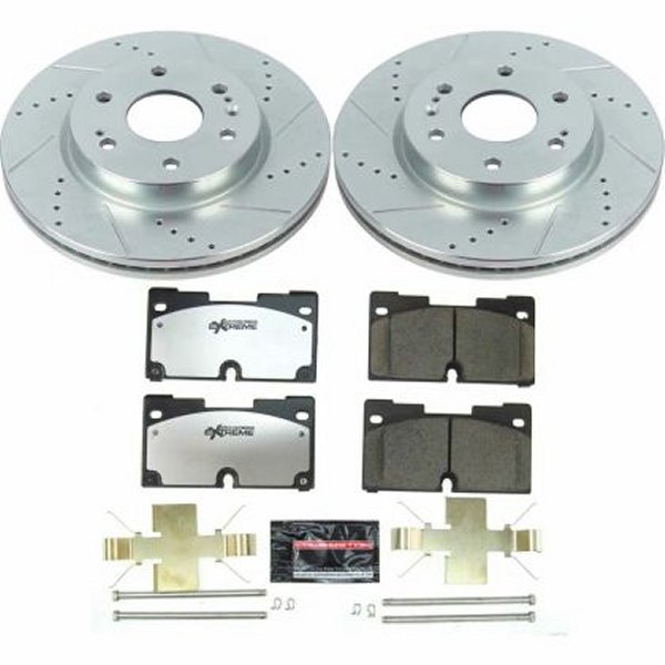 Power Stop 2019 シボレー  シルバラード 1500 フロント Z36 Truck &amp; Tow ブレーキ キット PSBK8172-36 WO店