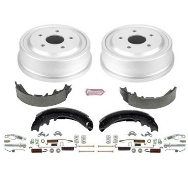 Power Stop 00-01 Dodge Ram 1500 Rear Autospecialty Drum Kit PSBKOE15344DK WO店 その他バイク用品