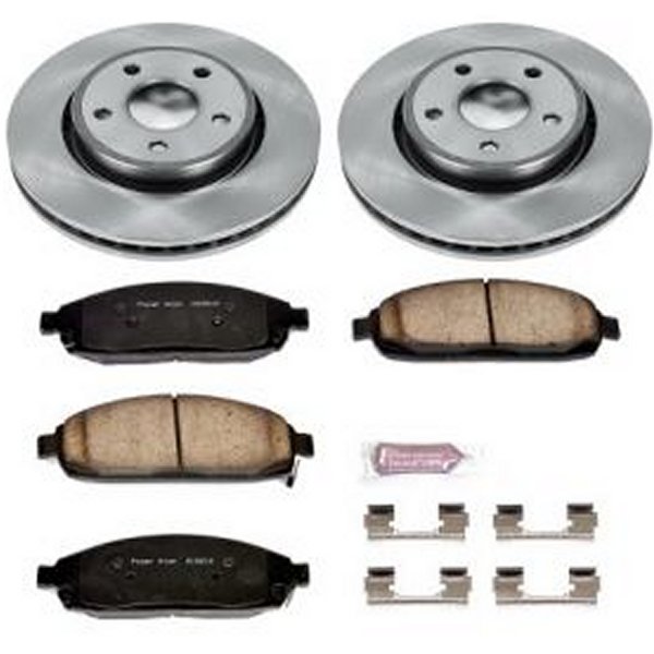 Power Stop 06年-10年 ジープ Commander フロント オートスペシャリティ ブレーキ キット PSBKOE2219 WO店