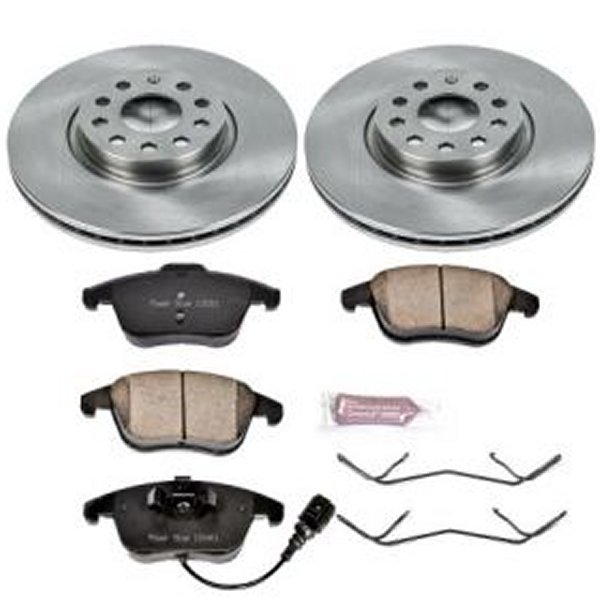Power Stop 15年-18年 アウディ Q3 フロント オートスペシャリティ ブレーキ キット PSBKOE2963 WO店
