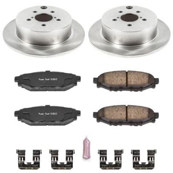 Power Stop 16年-18年 スバル Crosstrek リヤ オートスペシャリティ ブレーキ キット PSBKOE6107 WO店