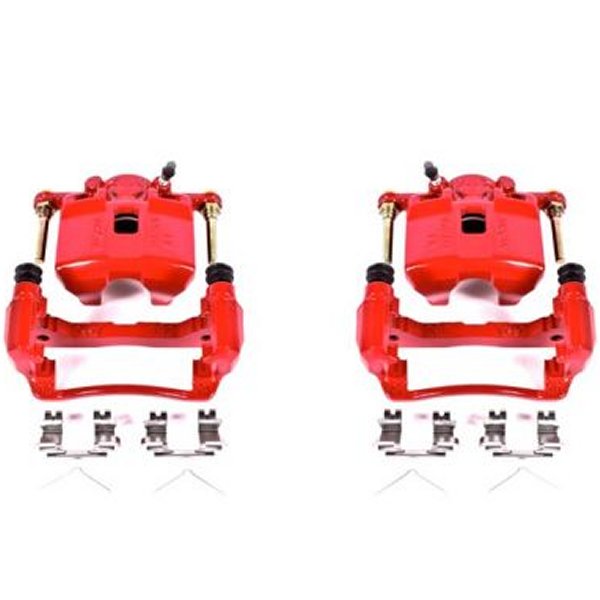 Power Stop 02年-06年 Acura RSX フロント レッド Calipers w/ブラケットs - 2個 PSBS2796 WO店 46,391円