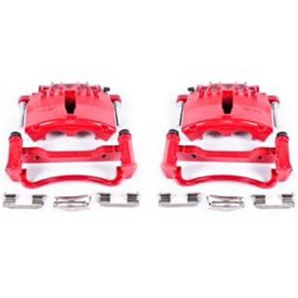 Power Stop 99年-02年 フォード Mustang フロント レッド Calipers w