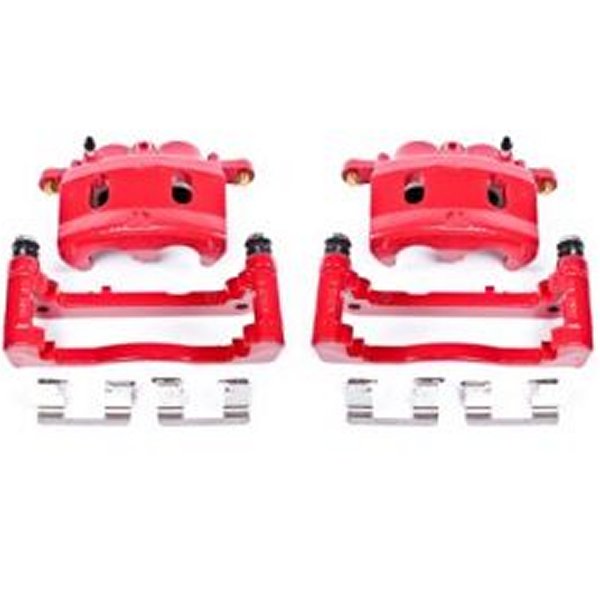 Power Stop 07年-08年 Cadillac Escalade フロント レッド Calipers w/ブラケットs - 2個 PSBS4918 WO店 53,162円