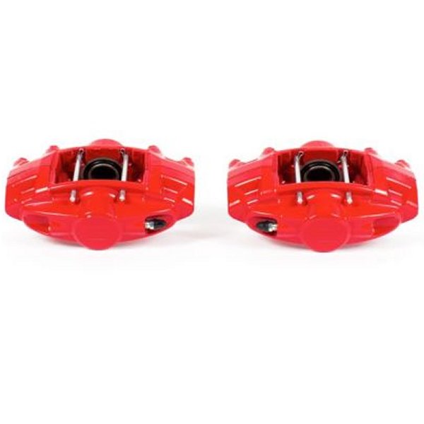 Power Stop 09-19 Nissan 370Z Rear Red Calipers w/o Brackets