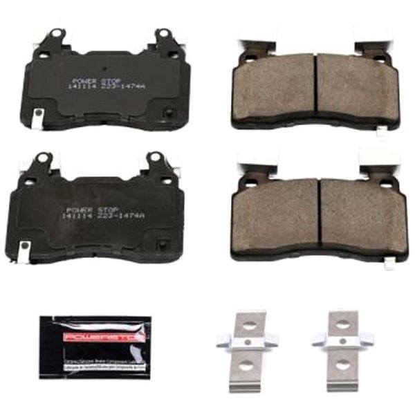 Power Stop 15-19 Cadillac CTS Front Z23 Evolution Sport Brake Pads w/Hardware psbZ23-1474A WO店の通販は