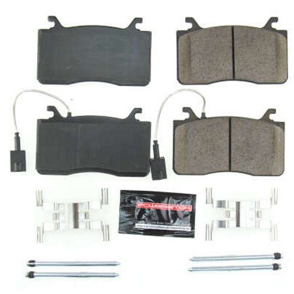 Power Stop 17年-18年 Alfa Romeo Giulia フロント Z23 Evolution Sport ブレーキパッド w/Hardware PSBZ23-2052 WO店
