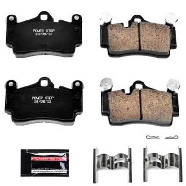 Power Stop 07年-15年 アウディ Q7 リヤ Z23 Evolution Sport ブレーキパッド w/Hardware PSBZ23-978 WO店