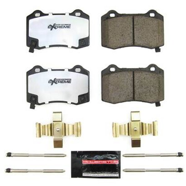 Power Stop 18年-21年 ジープ Grand Cherokee リヤ Z26 Extreme Street ブレーキパッド w/Hardware PSBZ26-1053B WO店