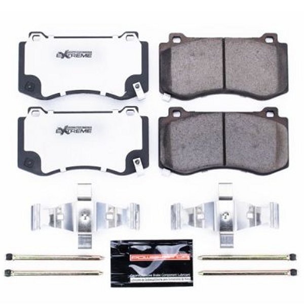 Power Stop 05年-10年 Chrysler 300 フロント Z26 Extreme Street ブレーキパッド w/Hardware PSBZ26-1298 WO店