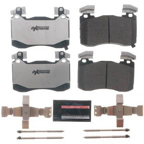 Power Stop 18年-19年 Kia Stinger フロント Z26 Extreme Street ブレーキパッド w/Hardware PSBZ26-6012 WO店