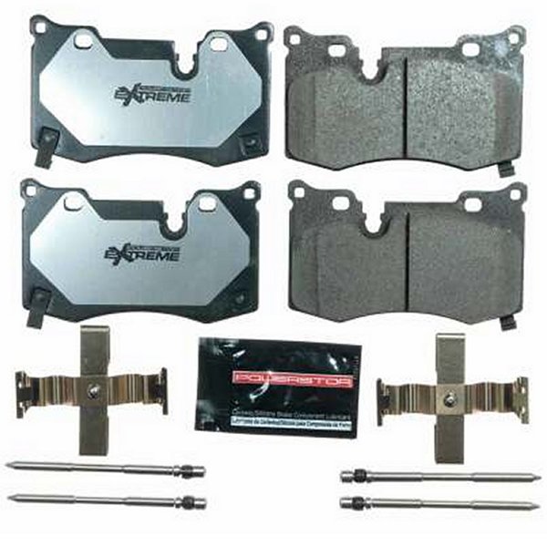 Power Stop 2020 シボレー  Corvette C8 Base リヤ Z26 Extreme Street ブレーキパッド w/Hardware PSBZ26-8008 WO店