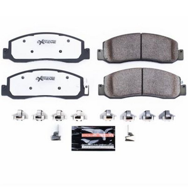 Power Stop 08年-11年 フォード F-250 Super Duty フロント Z36 Truck &amp; Tow ブレーキパッド w/Hardware PSBZ36-1333 WO店