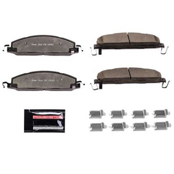 Power Stop 09年-10年 ダッジ Ram 2500 リヤ Z36 Truck &amp; Tow ブレーキパッド w/Hardware PSBZ36-1400 WO店