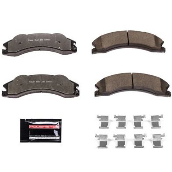 Power Stop 2011 Chevrolet Silverado 2500 HD Front or Rear Z36 Truck & Tow Brake Pads w/Hardware psbZ36-1411 WO店の通販は