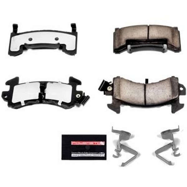 Power Stop 79年-85年 Avanti II フロント or リヤ Z36 Truck & Tow ブレーキパッド w/Hardware PSBZ36-154 WO店