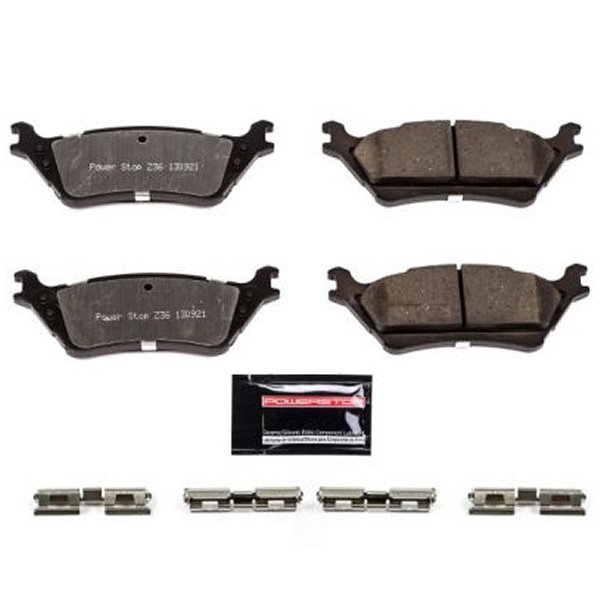 Power Stop 12年-19年 フォード F-150 リヤ Z36 Truck &amp; Tow ブレーキパッド w/Hardware PSBZ36-1602 WO店