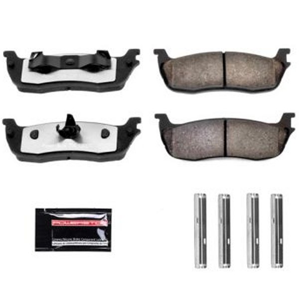 Power Stop 97年-02年 フォード Expedition リヤ Z36 Truck &amp; Tow ブレーキパッド w/Hardware PSBZ36-711 WO店