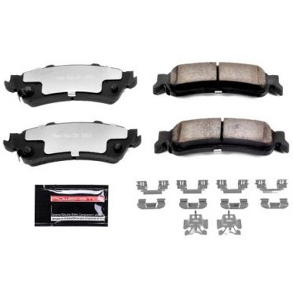 Power Stop 00年-05年 Cadillac DeVille リヤ Z36 Truck &amp; Tow ブレーキパッド w/Hardware PSBZ36-792 WO店