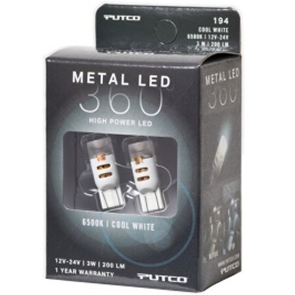 Putco 194 - Cool White Metal 360 LED put340194C-360 WO店