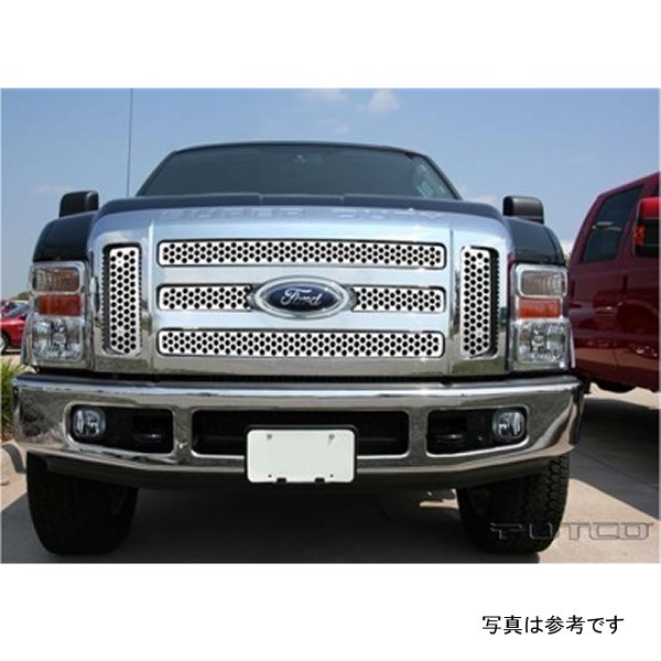 Putco 08年-10年 フォード SuperDuty (Will not Fit XL/FX4) Punch Stainless Steel Grilles PUT84197 WO店