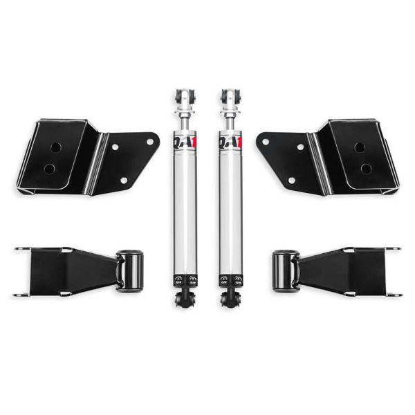 QA1 99-06 Chevrolet Silverado 1500 2WD Short Bed Double Adjustable 2-4in Rear Drop Kit qapRDK52619 WO店