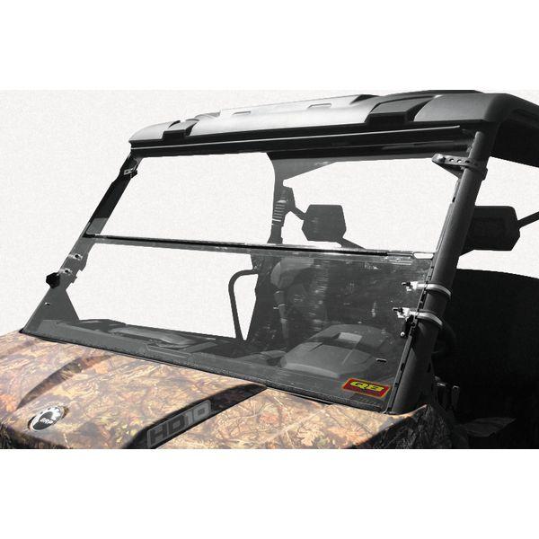 QuadBoss 16-22 Can-Am Defender HD10 Folding Windshield qbs375620