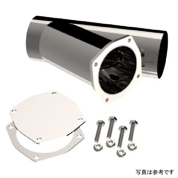 QTP 5in Weld-On QTEC Exhaust Cutout Y-Pipe qtp10500 WO店の通販は
