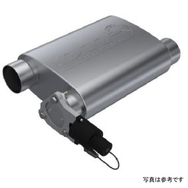QTP 3in Weld-On 304SS Screamer Muffler w/ボルトオン QTEC Electric Cutout QTP13300C WO店