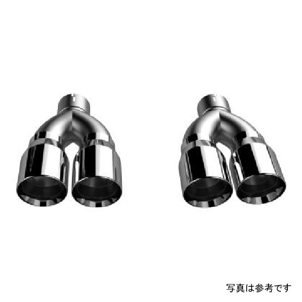 QTP 15年-18年 ダッジ Challenger 6.2L/6.4L 304SS Screamer エキゾースト 3in Quad Tip アダプター QTP430115T WO店