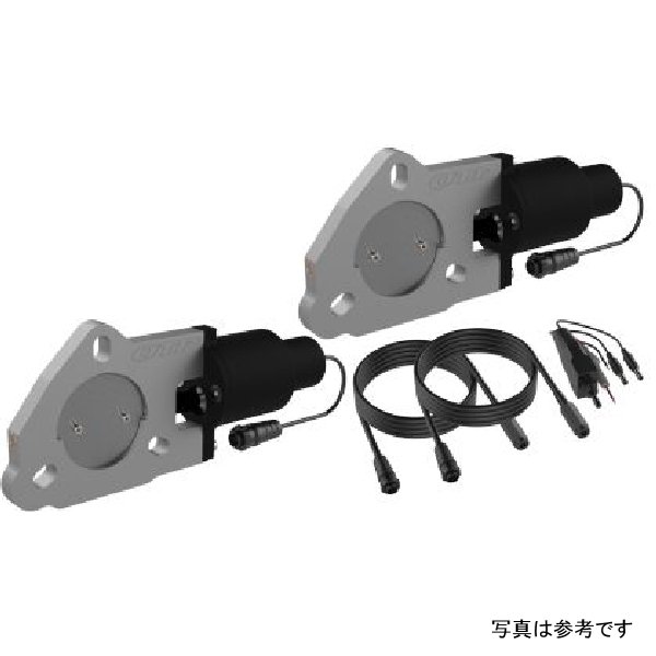 QTP 2.5in ボルトオン QTEC Dual Electric Cutout バルブs - 2個 QTPQTEC50 WO店