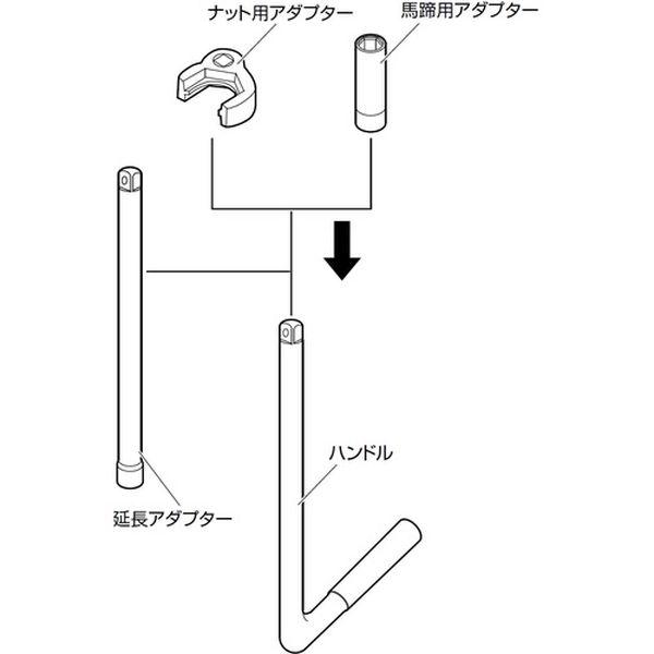 SANEI(株) SANEI 立水栓締付工具セット R3510S-TN WO店_3