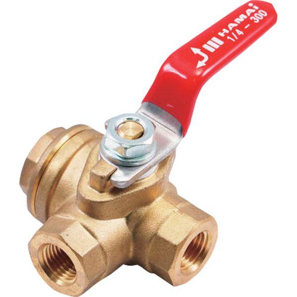 RBS18210RC  (株)ハマイ ハマイ 黄銅製3方ボールバルブ RBS18210RC-TN WO店