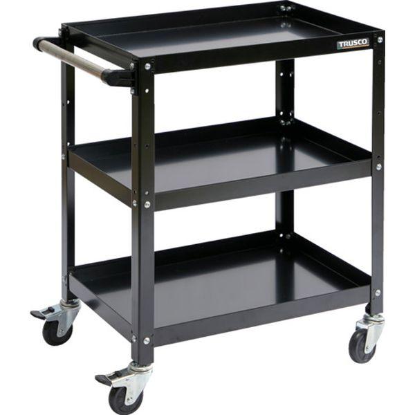 RBW863HBK ツールワゴン ラビットワゴン 600×400 ハンドル付 ゴム車輪 ブラック RBW-863H BK WO店