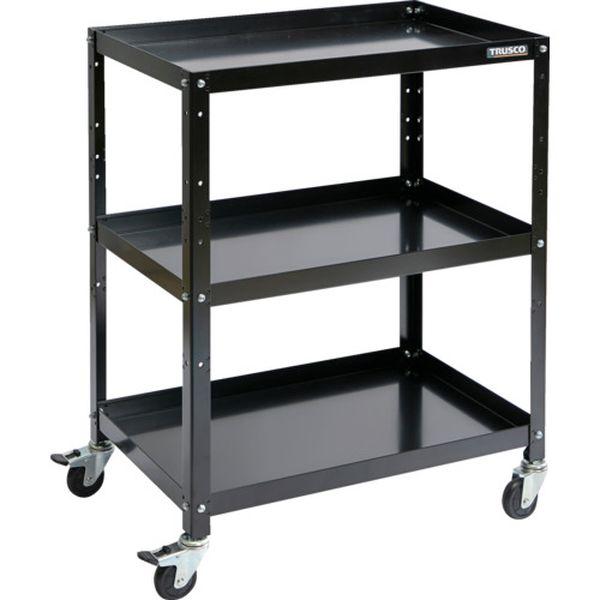 RBW973BK トラスコ中山(株) TRUSCO ツールワゴン ラビットワゴン 700×450 ゴム車輪 ブラック RBW-973 BK WO店