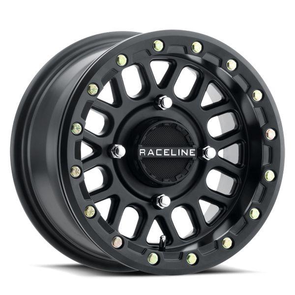 Raceline A92B Podium 14x7in / 4x156 BP / 10mm Offset / 132.5mm Bore - Satin Black Beadlock Wheel rclA93B-47056+10 WO店