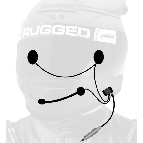 Rugged Radios Wired Offroad and STX Stereo - Helmet Kit w/Alpha Audio Speakers and Mic rgdHK-UNI WO店