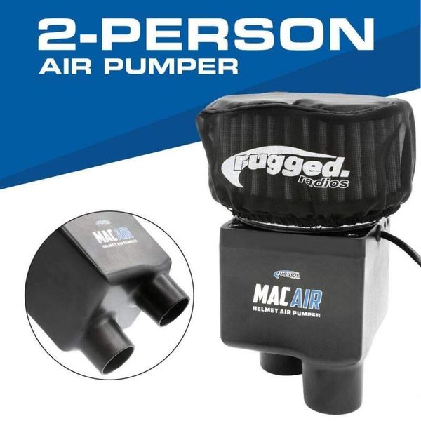 Rugged Radios MAC Air 2-Person Helmet Air Pumper (Pumper Only) rgdMAC-2P WO店
