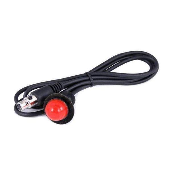 Rugged Radios Hole Mount Push to Talk Cable (PTT) with 48 Straight Cord for Intercoms rgdPTT-HM-SC WO店