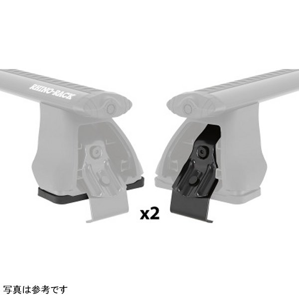Rhino-Rack 2500 フィッティングキット - Half - 2 Pads/2 Clamps RHRDK079H WO店