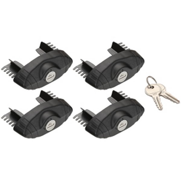 Rhino-Rack Vortex Locking End Caps - セット of 4 RHRVA-LEC4 WO店