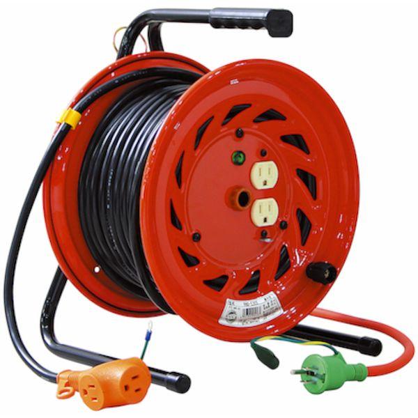 RNDE20S  日動工業(株) 日動 電工ドラム 100V びっくリール アース付 20m RNDE20S-TN WO店