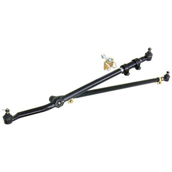 RockJock TJ/LJ/XJ/MJ Currectlync ステアリング System ボルトオン w/ 1 1/4in Dia. Tie Rod/Forged Drag Link ROKCE-9701 WO店
